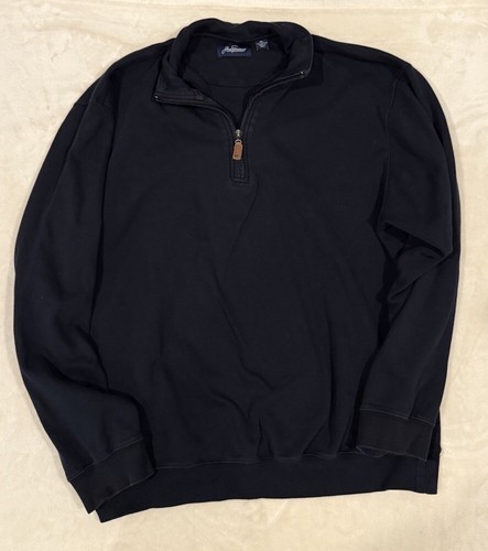 VETEMENTS Felpa da golf Jack Nicklaus uomo cotone elasticizzato quarto zip colore nero taglia:XL