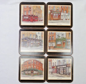 6 Pimpernel Irish Heritage Series Irish Pubs Coasters - Picture 1 of 11