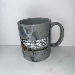 Harley Davidson Motorcycles Granite Mountain Conyers Georgia Marble Mug 2005 - Picture 1 of 6