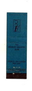 ARDSLEY COUNTRY CLUB Ardsley-On-Hudson NY sin usar Lion Midget Matchcover - Imagen 1 de 1