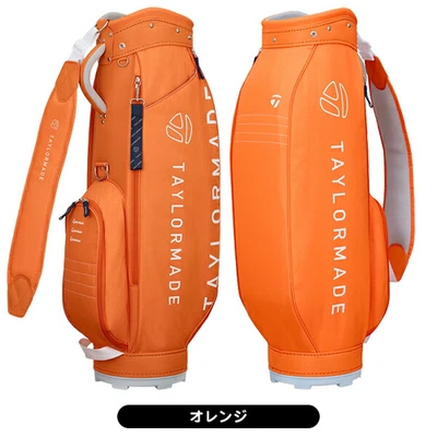 TaylorMade Women's 2025 Model Caddy Bag UN770 (Orange) 46inch 2.3Kg 5Way JP - Image 1 of 4