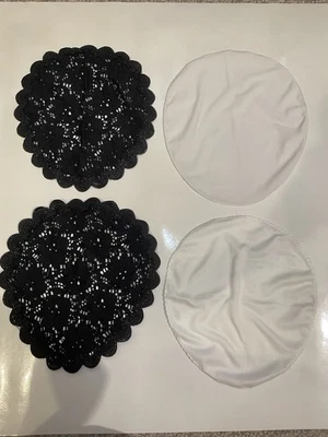 Лот из 4 амишей меннонитовых покрывал для головы  - Изображение 1 из 4