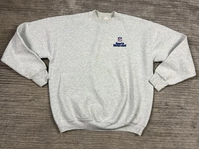 Vintage Sports Illustrated NFL Sweatshirt Mens XL Gray Long Sleeve Cotton Blend - Image 1 of 4