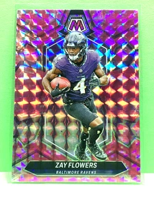 Zay flowers 2024 mosaic pink purple mosaic refractor prizm - Picture 1 of 1