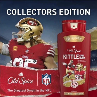 Old Spice George Kittle NFL Collection Body Wash, Kittle Can Cook 24 Oz 49ers - Image 1 of 4
