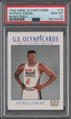 PATRICK EWING ~ 1992 Impel Olympicards Team Usa #10 ~ PSA 10 - Image 1 of 2