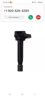 Direct Ignition Coil 673-2310 Denso for Acura CL TL RL Honda Accord Odyssey - Imagem 1 de 3