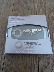 Mineral Fusion Pressed Powder Foundation Deep 7 espresso 0.32 oz NIB New - Picture 1 of 2
