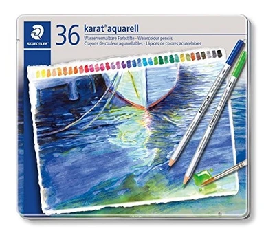 Staedtler pencils Karato Akuereru watercolor pencils 36 colors 125 M36 - Image 1 of 3