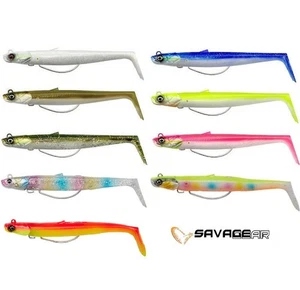 Savage Gear V2 Weedless Sandeels _ 11,5 cm (22 g) oder 13 cm (31 g) 1 Kopf 2 Schwänze - Bild 1 von 10
