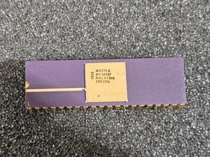 CPU MOSTEK Z80 MK3880P Z80 CPU rare vintage CPU GOLD NOS - Photo 1/8