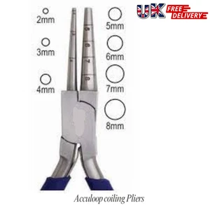 AccuLoop Round Nose Pliers 2–8mm Precision Wire Wrapping, Coiling & Jewelry Tool - Picture 1 of 3