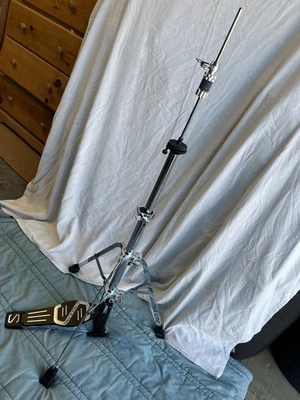 Suporte Slingerland Tourseries anos 90/2000 Hi HAT cromado BOM! - Imagem 1 de 4