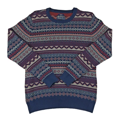 Suéter Jersey American Rag Vintage Para Hombre M 40" Patrón Invierno Azteca Suroeste Foto 1 de 4