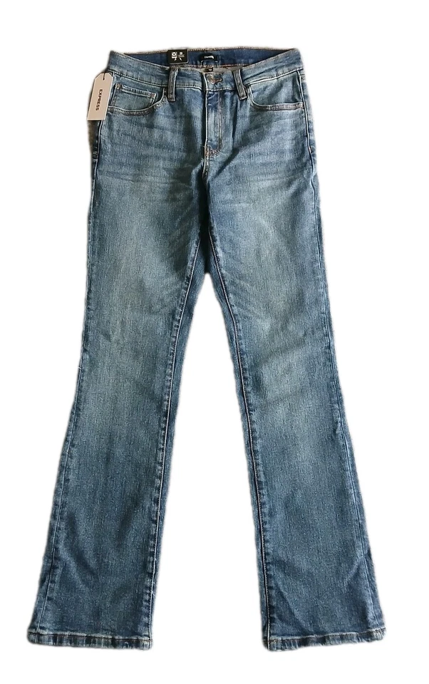 Express Jeans Stretch Bootcut Women's Size 16 Dark Wash EX005850
