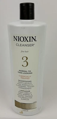 Nioxin System 3 Cleanser Shampoo, Fine Hair 33.8oz 1 Liter - Image 1 of 3