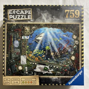 Ravensurger 2019 Submarine Escape Jigsaw Puzzle 759 Pieces 824762 Sealed - Picture 1 of 10