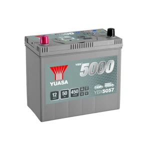 YUASA Car Battery 12V 50Ah 450A T1 T3 Starter SMF Fits Honda Jazz 56 1.2 - Picture 1 of 8