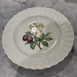 VTG Copeland Spode GLENDALE CHELSEA WICKER Plum Oval Serving Platter 12” Unused! - Picture 1 of 8