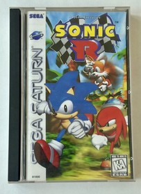 Sonic R Sega Saturn Game 1997 Authentic Longbox Rare CIB with Manual, Reg Insert