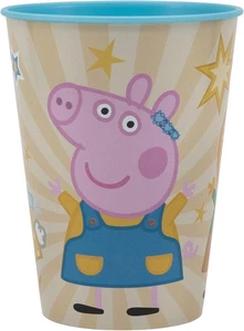 Bicchiere Bambini Peppa Pig 260ml  Plastica Resistente per Scuola, Asilo Materna - Foto 1 di 2