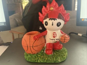 SELTENER FUND 2008 Olympiade Peking 2008 Basketball Maskottchen Zahnbürste Stifthalter!!! - Bild 1 von 12