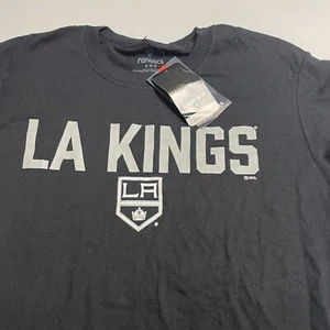 LA Kings Authentic Fanatics T-Shirt Black Medium NWOT - Picture 1 of 6