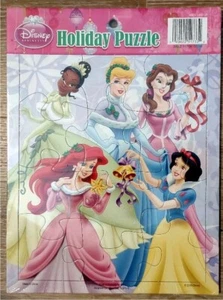 Disney Princesses - Holiday Frame Puzzle - New, Still Sealed - Picture 1 of 1
