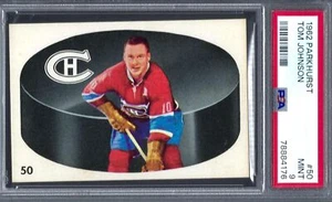 1962 Parkhurst #50 PSA 9 Tom Johnson Canadiens 50 Centered! - Picture 1 of 2