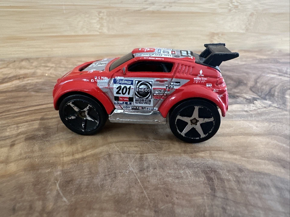 2003 Hot Wheels First Edition MITSUBISHI PAJERO Red 1:64 Diecast Car Toy - Image 1 of 4