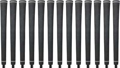 PACIFIC GOLF CLUBS NEW 13 JUMBO BIG OVERSIZE GRIPS NO LOGO MENS GOLF CLUB BLACK REPLACEMENT REGRIP