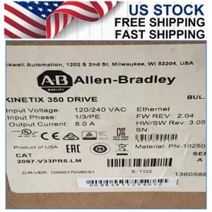 2097-V33PR5-LM Kinetix 350 Servo Drive New Factory Sealed AB 2097V33PR5LM - Picture 1 of 7