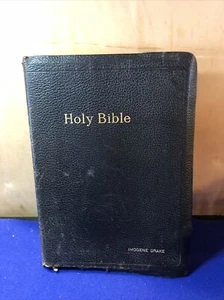 Holy Bible KJV, indexed, genuine leather black cover World Publishing - Picture 1 of 7