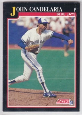 M) 1991 Score Baseball Trading Card - John Candelaria #791 - Image 1 of 2