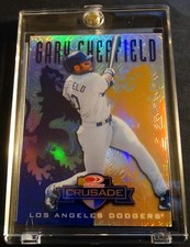 1998 GARY SHEFFIELD DONRUSS CRUSADE PURPLE #152 BANKRUPTCY PROTOTYPE ONE MADE   