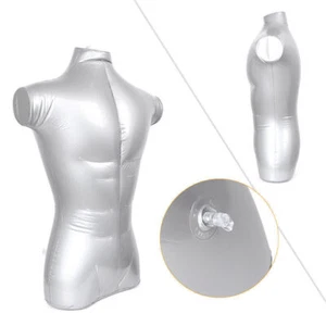 1pc männlich aufblasbares Schaufensterpuppen torso Modell + S-Form Haken Anzeige - Bild 1 von 11