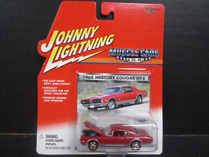 2001 Johnny LightningMuscle Cars USA '68 Mercury Cougar GT-E 1:64th Stock # 214