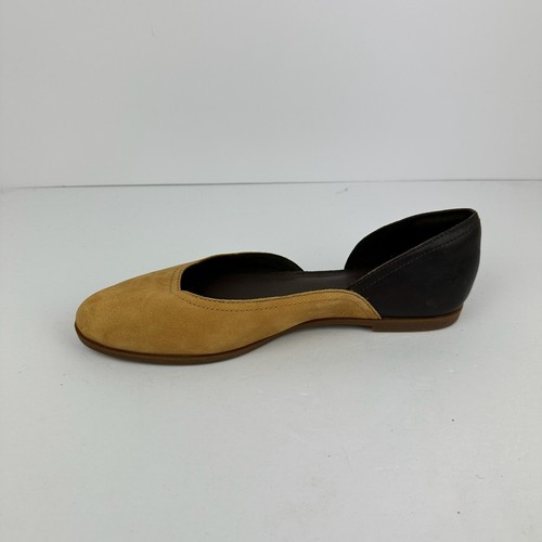 Timberland SAMPLE Flats Donna Ortolite Taglia US 7 Marrone Slides Cammello Cammello