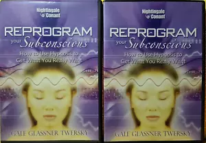 Reprogram Your Subconscious -2 CD SET GALE GLASSNER TWERSKY EXCELLENT / MINT CON - Picture 1 of 3