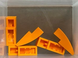 Lego Stck. - orange gebogen 3 x 1 - Nr. 50950 - Stck 5 - Bild 1 von 1