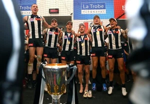 COLLINGWOOD MAGPIES PREMIERS AFL FOOTBALL TEAM PLAYER POSTER,FREE POST,BARGAIN,1 - Picture 1 of 1