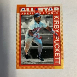 Tarjeta coleccionable de béisbol 1990 Topps All-Star American League Kirby Puckett #391 - Imagen 1 de 6