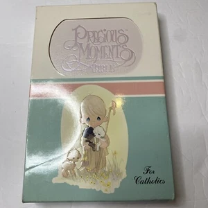 Precious Moments Catholic Edition Holy Bible 1993 English Illustrated Version - Bild 1 von 12