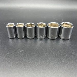 Used SAE 3/8” Drive 6-point Sockets - Pick a Size - Picture 1 of 1