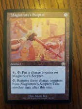 MTG Magistrate's Scepter Mercadian Masques 304/350 Regular Rare