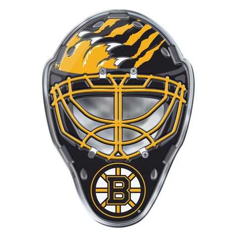 NHL - Boston Bruins Embossed Helmet Emblem Cover