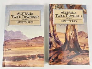 Australia Twice Traversed by Ernest Giles Volume 1 & 2 Facsimile Ed PB Books - Picture 1 of 19