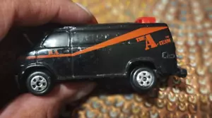 RTL Retro A-Team Van 1983 GMC Black Made in USA Stephen J Cannell - Picture 1 of 7