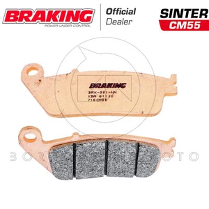 PASTIGLIE FRENO ANTERIORE BRAKING 716CM55 SINT TRIUMPH BONNEVILLE 800 2003 2004 - Imagen 1 de 2