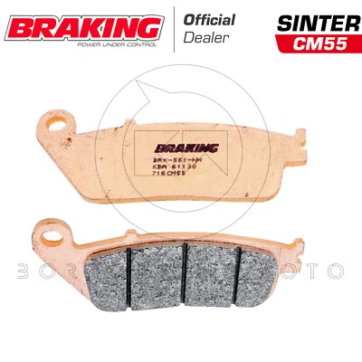 PASTIGLIE FRENO ANTERIORE BRAKING 716CM55 SINT TRIUMPH BONNEVILLE 800 2003 2004 - Immagine 1 di 2